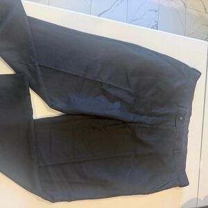 Stafford Men's Black and Navy Trousers